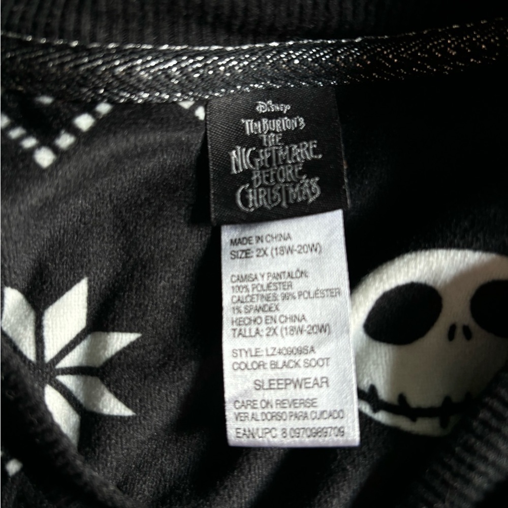 Nightmare before Christmas pajama set